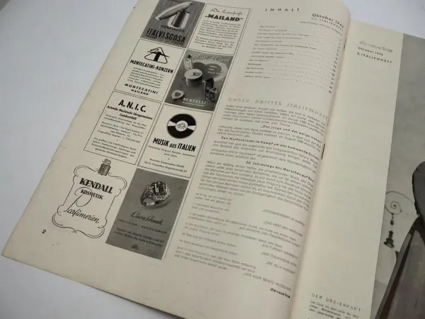 Historische Lifestyle Zeitschrift Die Neue Linie Oktober 1942 Verlag Otto Beyer