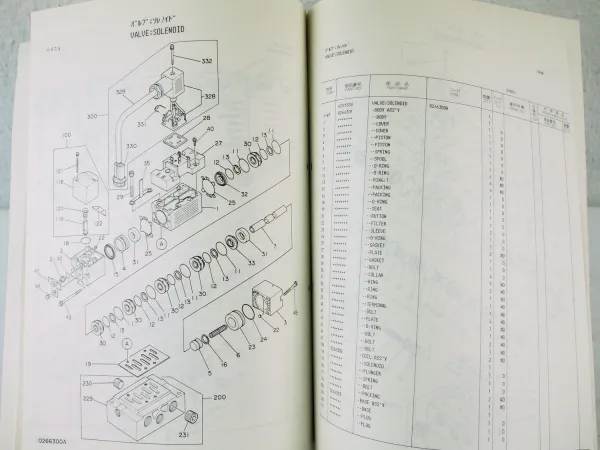 Hitachi EX60WD Bedienungsanleitung Betrieb Parts List Ersatzteilliste in engl.