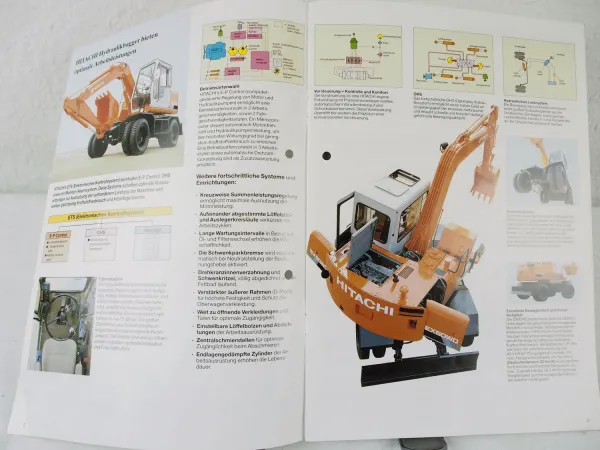 Hitachi EX60WD Bedienungsanleitung Betrieb Parts List Ersatzteilliste in engl.