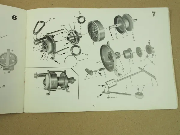 Hofherr Schrantz Streublitz 3,5t Ersatzteilliste für Allzweckwagen ca 1964