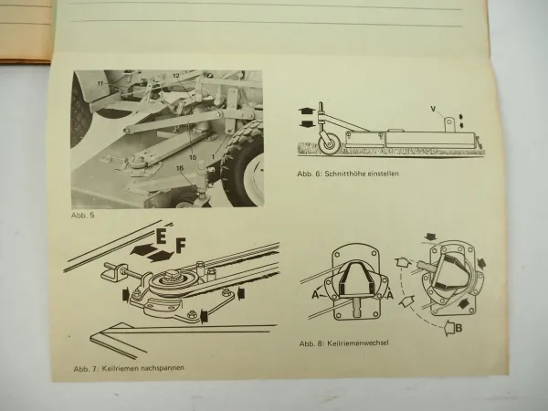 Holder P60 Schlepper Betriebsanleitung Bedienungsanleitung 1974