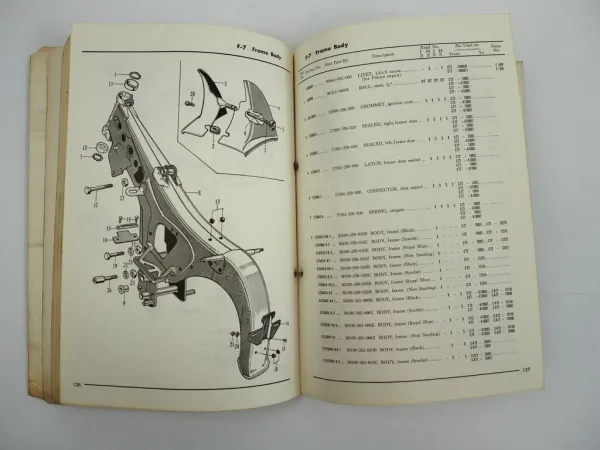 Honda 250 300 C CA 72 77 78 Parts List Ersatzteilliste 1967