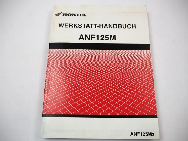 Honda ANF 125 M Innova Werkstatthandbuch ab 2003 Reparaturanleitung & Wartung