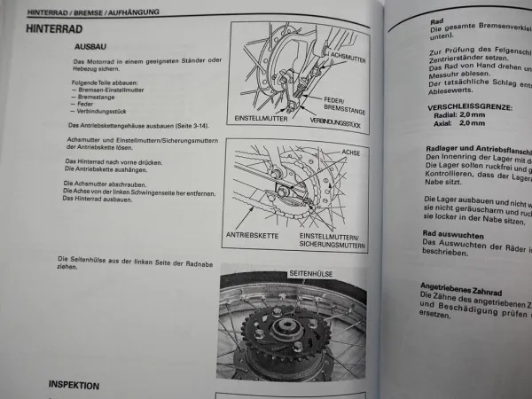 Honda ANF 125 M Innova Werkstatthandbuch ab 2003 Reparaturanleitung & Wartung