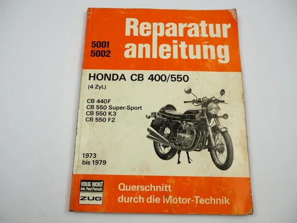 Honda CB 440F 550 Super Sport K3 F2 1973-79 Reparaturanleitung Werkstatthandbuch