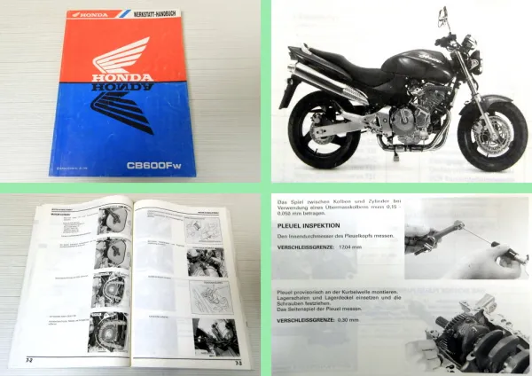 Honda CB 600 F PC34 Hornet Werkstatthandbuch Original Reparaturanleitung 1998
