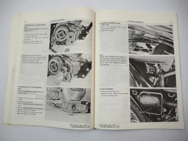 Honda CB100 CL100 SL100 CB125 S J CD125S SL125 TL125 Shop Repair Manual 1978 Werkstatthandbuch