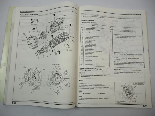 Honda CB1000 Super Four Big one SC30 Werkstatthandbuch Reparaturanleitung 1993-95