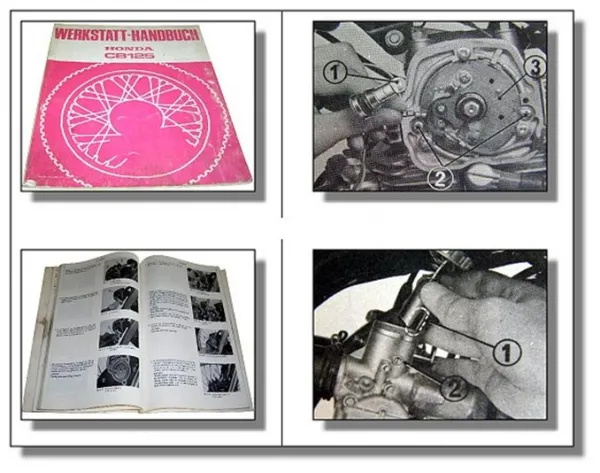 Honda CB125 CB 125 Werkstatthandbuch 1974 Reparaturhandbuch Reparaturanleitung
