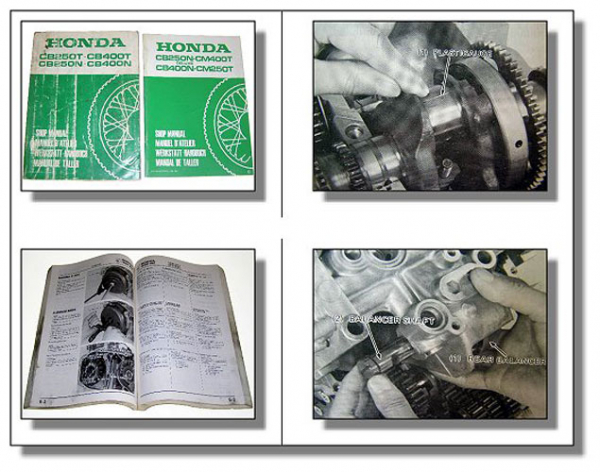 Honda CB250 CB400 Werkstatthandbuch Reparaturhandbuch