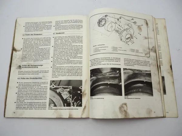 Honda CB250N CB400N ab 1978 Reparaturanleitung Werkstatthandbuch Bucheli 584
