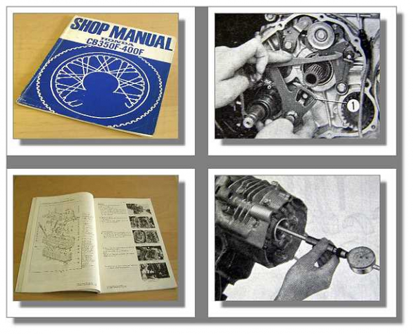 Honda CB350F CB400F Shop Manual Werkstatthandbuch 1977