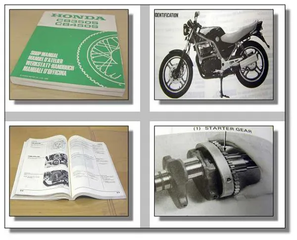 Honda CB350S CB450S PC17 Werkstatthandbuch Shop Manual Manuel d Atelier 1986