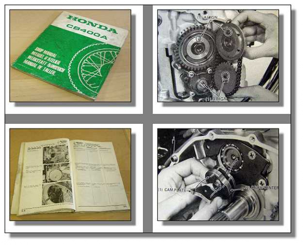 Honda CB400A Hondamatic 1977 Reparaturanleitung Shop Manual Manuel dAtelier