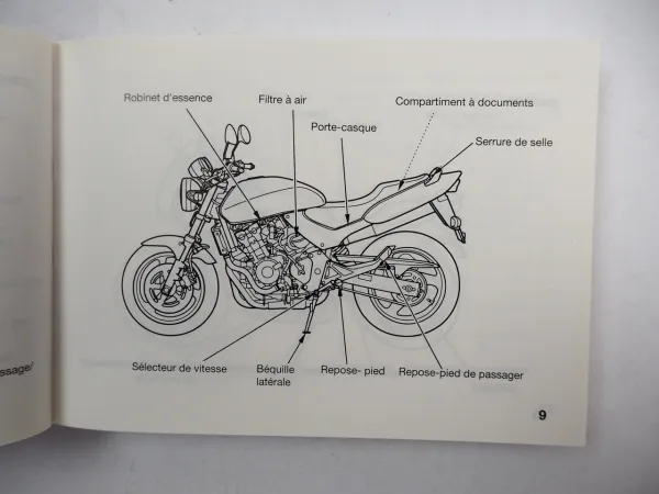 Honda CB600 F FII Betriebsanleitung Manuel du conducteur Instruktieboek 2001