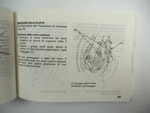 Honda CB900 F Uso e Manutenzione Manual del Propietario Instruktieboek