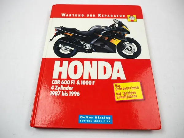 Honda CBR 600 F1 & 1000 F1 Werkstatthandbuch Reparaturanleitung 1987 - 1996