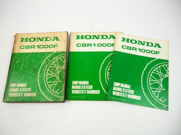 Honda CBR1000F SC21 SC24 Werkstatthandbuch Reparatur 1987 1989 1992 Shop Manual