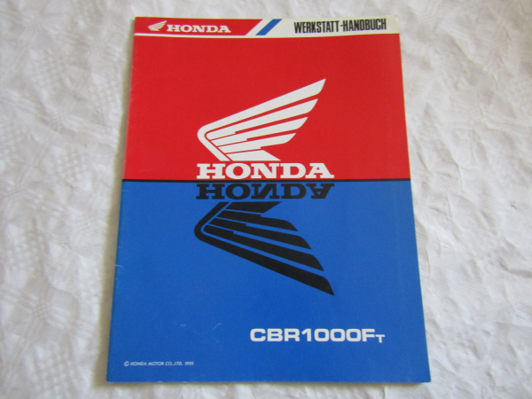 Honda CBR1000Ft SC24 Ergänzung Werkstatthandbuch Reparaturhandbuch Ausgabe 1995
