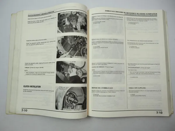 Honda CBR600F CBR 600 F PC19 Werkstatthandbuch 1987 Reparaturanleitung
