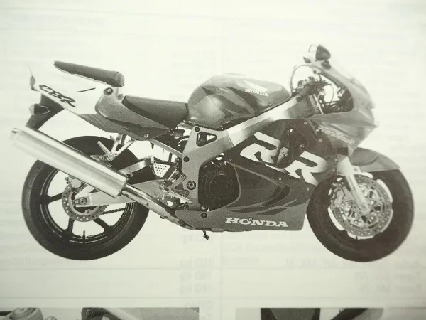 Honda CBR900RRw Modell SC33 Nachtrag zum Werkstatthandbuch 1997