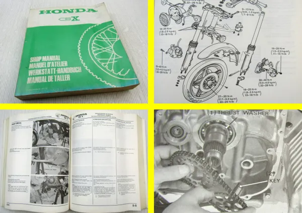 Honda CBX 1000 Super Sport Werkstatthandbuch Shop Manual Manual de Taller 1978