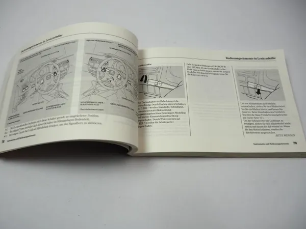 Honda Civic 3D Betriebsanleitung Bedienungsanleitung 1999 34S03640