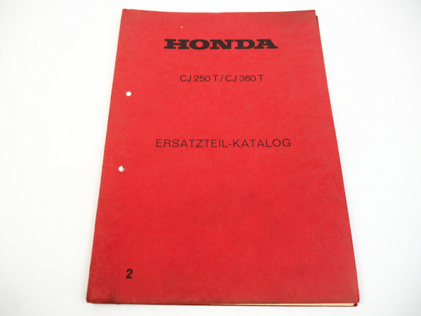 Honda CJ 250 360 T Ersatzteilkatalog Teilekatalog Ersatzteilliste 1975