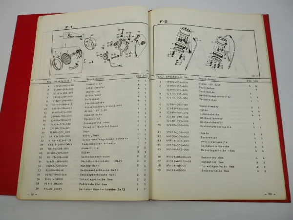 Honda CJ 250 360 T Ersatzteilkatalog Teilekatalog Ersatzteilliste 1975