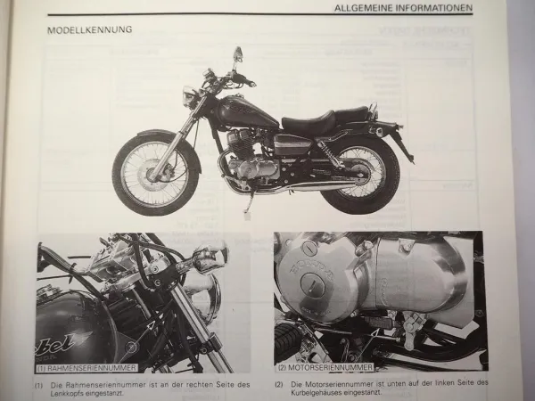 HONDA CMX 250 C Rebel MC32 ab 1996 Werkstatthandbuch Reparaturanleitung
