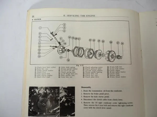 Honda CR125M Elsinore K2 Motocross Owners Manual Parts Catalog 1973