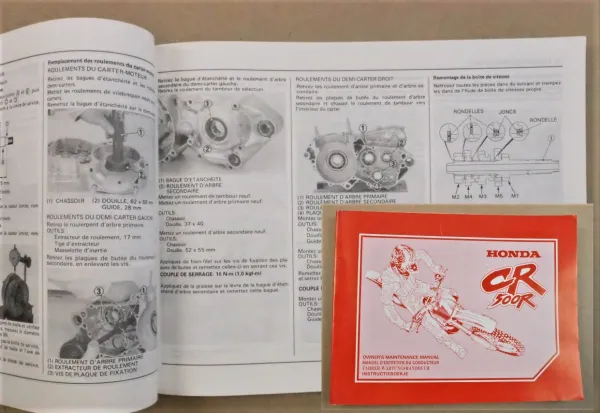 Honda CRF500R Enduro Betriebsanleitung Wartungshandbuch Owners Manual
