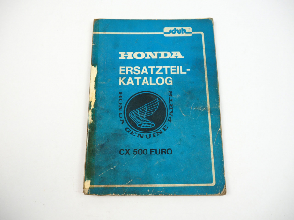 Honda CX500 Euro Ersatzteilliste Ersatzteilkatalog 1982