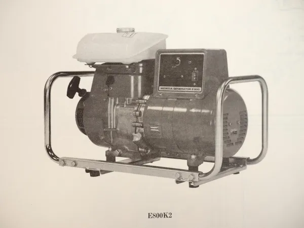 Honda E800K2 Generator Ersatzteilliste Parts List 1977