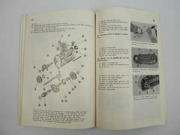 Honda F28 Tiller Einachsschlepper Shop Manual Werkstatthandbuch 1970