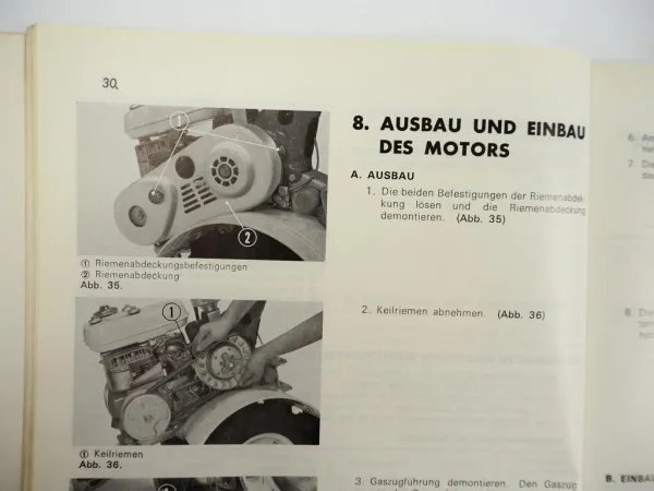 Honda F40 FS50 Einachsschlepper Werkstatthandbuch Reparatur 1970