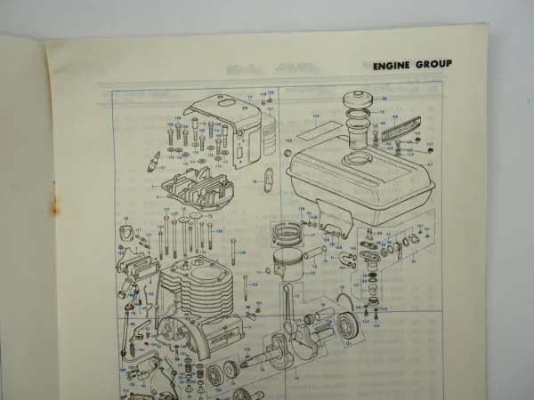 Honda F42K2 Tiller Einachsschlepper Ersatzteilliste Parts List 1975