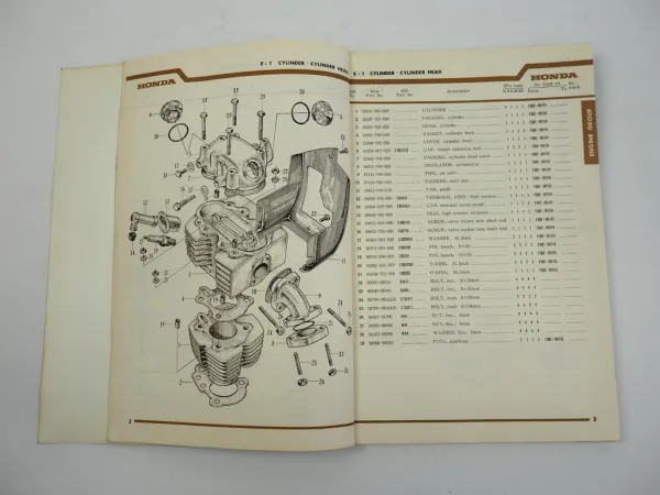 Honda F50 Tiller Einachsschlepper Ersatzteilliste Parts List 1967 Nr.1