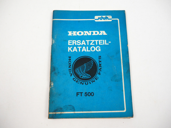 Honda FT500 C PC07 Ersatzteilliste Ersatzteilkatalog 1982