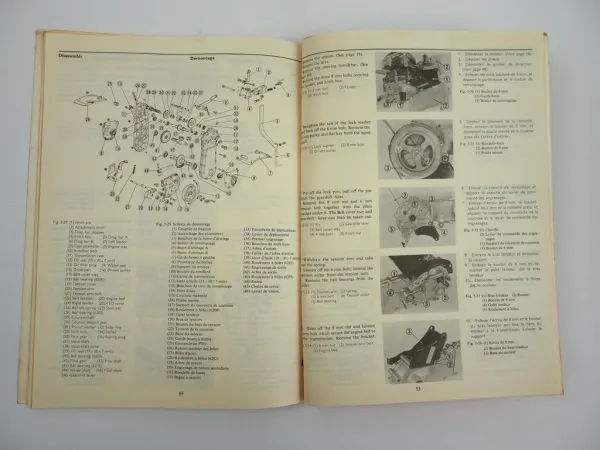 Honda FX 25 Power Tiller Einachsschlepper Shop Manual Werkstatthandbuch 1975