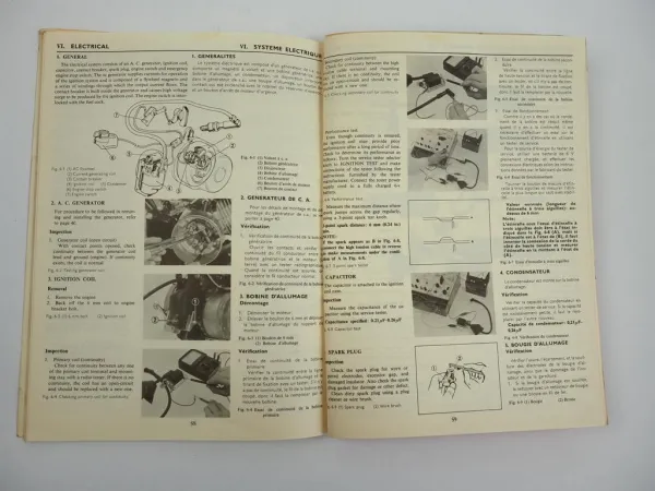 Honda FX 25 Power Tiller Einachsschlepper Shop Manual Werkstatthandbuch 1975