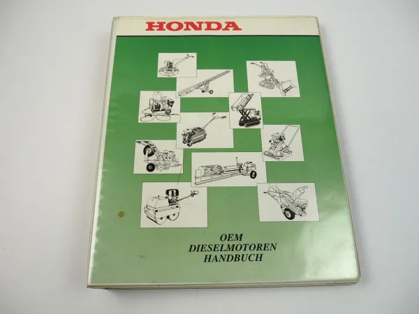 Honda GD 320 410 Diesel Motor Service Training Schulung 1993