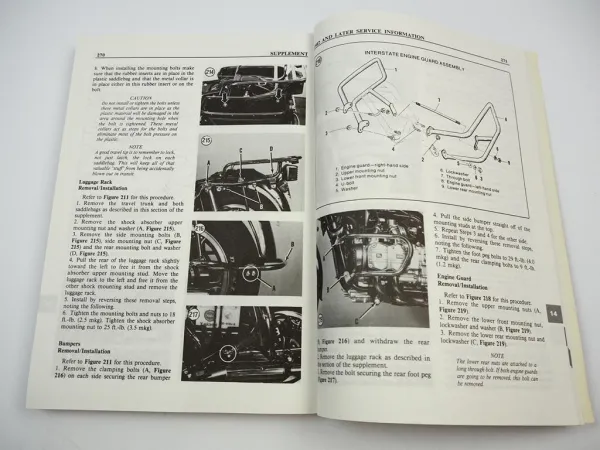 Honda GL1000 GL1100 Fours Goldwing Service Repair Workshop Manual 1975-83 Clymer