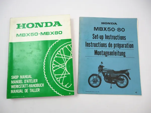 Honda MBX50 MBX80 Motorrad Werkstatthandbuch Reparaturhandbuch 1982