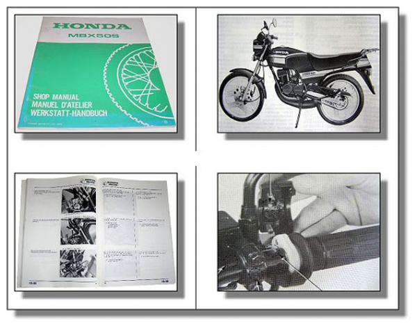 Honda MBX50S Werkstatthandbuch Shop Manual Zusatz Ergänzung 1983