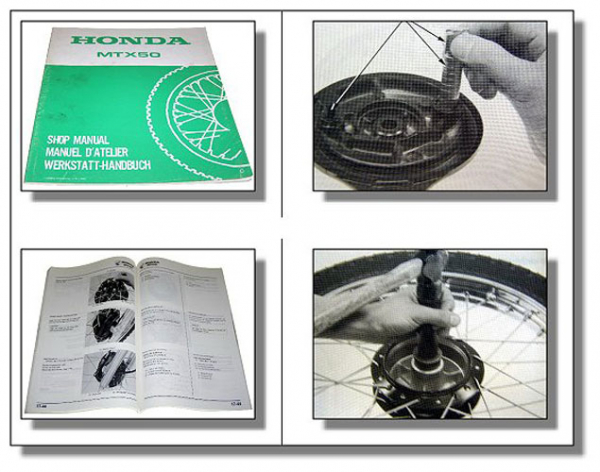 Honda MTX50 Shop Manual Werkstatthandbuch Nachtrag 1982