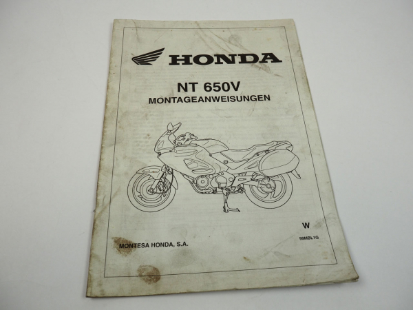Honda NT650V Montageanleitung