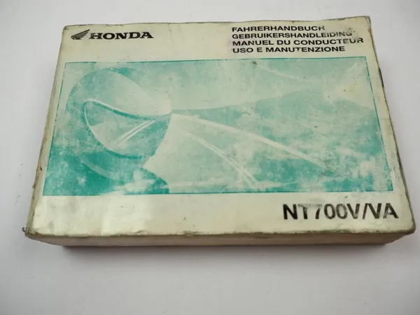 Honda NT700 V VA Deauville Betriebsanleitung Fahrerhandbuch 2006 in 4 Sprachen