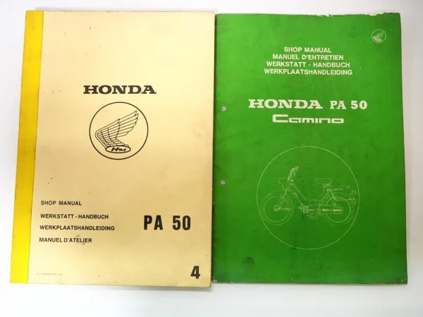 Honda PA 50 Camino Werkstatthandbuch Shop Repair Manual 1976 & 1982