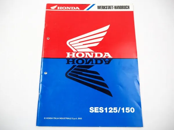 Honda SES 125 150 JF10 Werkstatthandbuch Ergänzung 2002 Orig. Reparaturanleitung